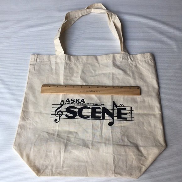 ASKA Scene Symphonic Concert Tour 2008 Japan Cloth Reusable Tote Shopping Bag - Picture 2 of 12